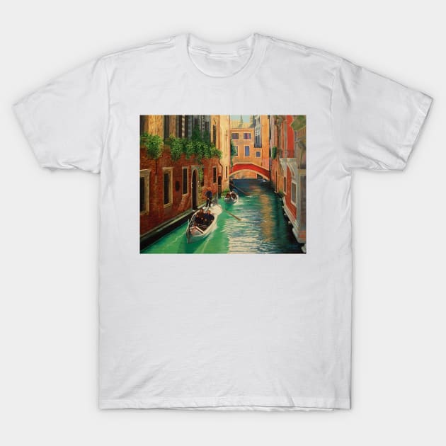 Venetian Gondoliers T-Shirt by terryhuey